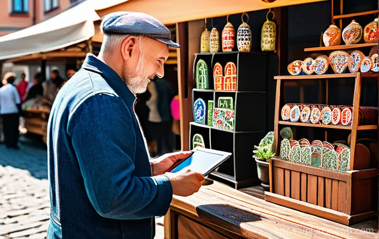 기회 포착 역량을 위한 실행 계획 - Image Prompt 1: The Digitized Polish Artisan Market**