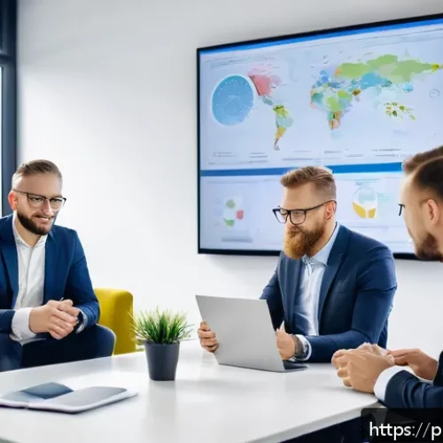 Home 31 기회 포착을 위한 적응력 훈련 - A professional business meeting scene set in a modern Warsaw office, featuring a diverse group of Po...